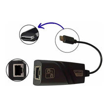 Cargar imagen en el visor de la galería, Adaptador Convertidor Tipo C A Ethernet Rj45 Red Gigabit Lan
