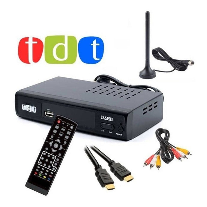 Decodificador TDT HD Señal Terrestre a Digital Gratis Full