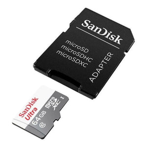 Tarjeta De Memoria Sandisk Sdsqunr-064g-gn3ma  Ultra Con Adaptador Sd 64gb
